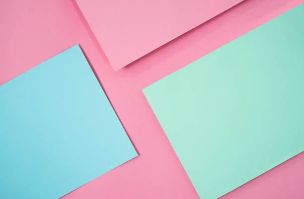 istock abstract cut out paper background. abstract arrangements build a geometric texture for wallpaper 1384237411