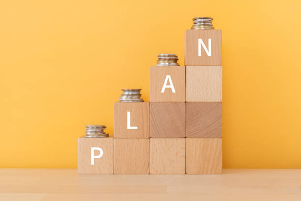 istock Wooden blocks with 