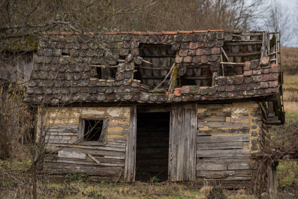 istock Old wooden house. 1384251374