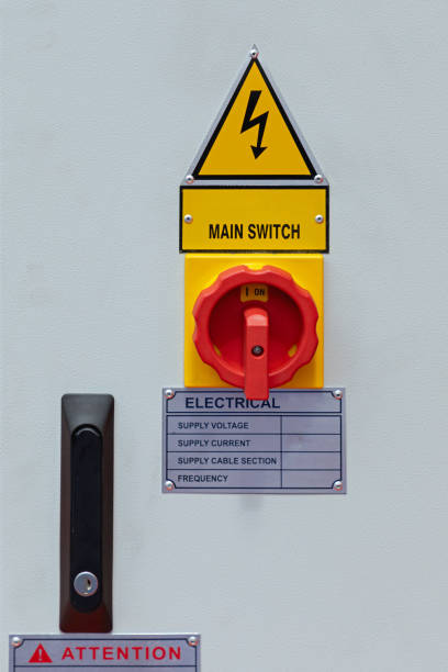 Main Electrical Switch stock photo