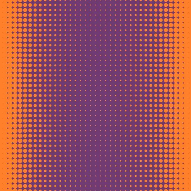 Vector illustration of Halftone dots seamless vector pattern