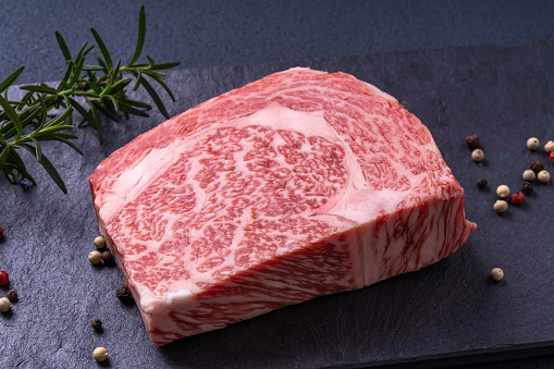 For Japanese black beef loin steak