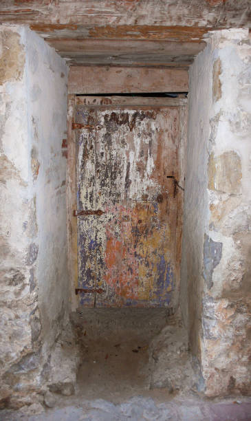 istock Village old door 1384264338