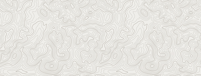 Topographic line contour map background, geographic grid map
