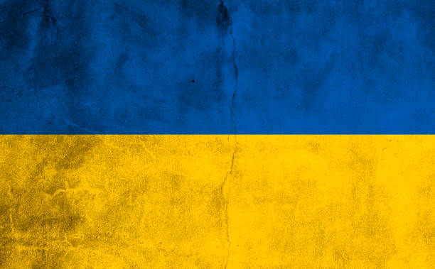 Flag of Ukraine Flag of the Ukraine on a textured background dictator photos stock pictures, royalty-free photos & images