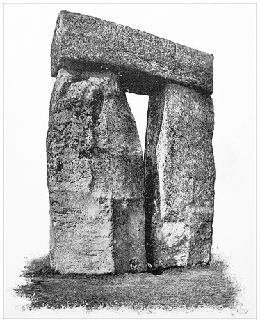 Antique travel photographs of England: Stonehenge