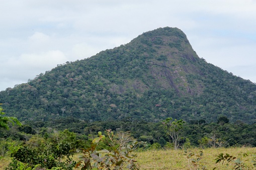 porto seguro, bahia, brazil - october 20, 2012: view of Monte Pascoal, located in the Monte Pascoal National Park in the municipality of Porto Seguro, in the south of Bahia.