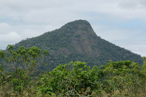 porto seguro, bahia, brazil - october 20, 2012: view of Monte Pascoal, located in the Monte Pascoal National Park in the municipality of Porto Seguro, in the south of Bahia.
