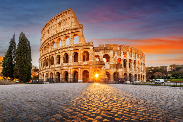 istock Rome, Italy at the Colosseum Amphitheater 1384276113