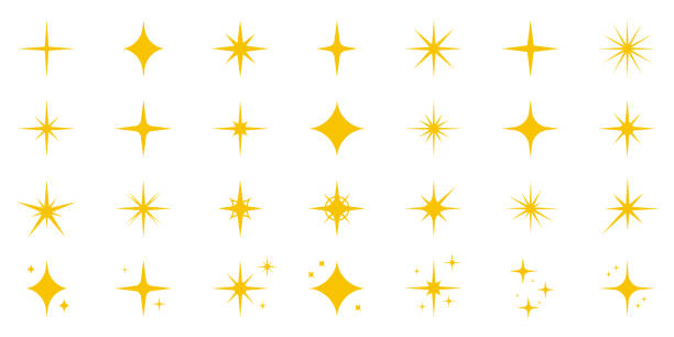 Set of Golden Sparkle Stars. Shiny Twinkle Flash Icons. Glitter Effect Symbol. Gold Sparkle Glow Firework. Magic Shine Bright Icon. Isolated Vector Illustration Set of Golden Sparkle Stars. Shiny Twinkle Flash Icons. Glitter Effect Symbol. Gold Sparkle Glow Firework. Magic Shine Bright Icon. Isolated Vector Illustration. starburst galaxy stock illustrations