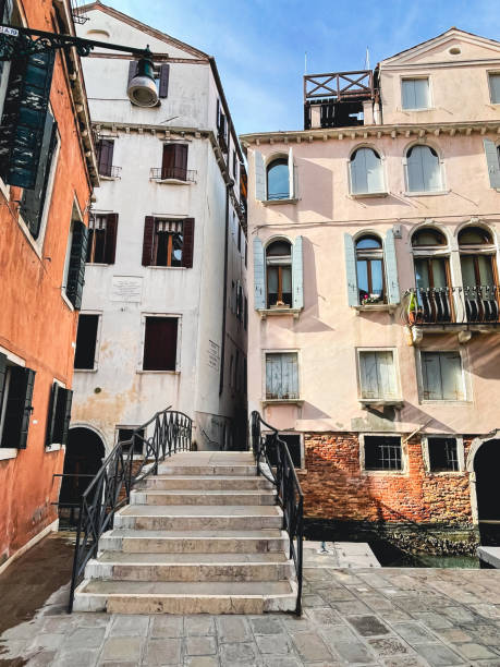 istock Charming apartment buildings in Venice, Italy 1384297012