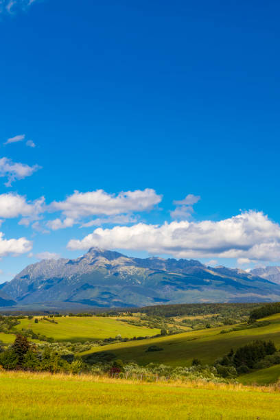 High Tatras with the dominant mountain Krivan, Slovakia