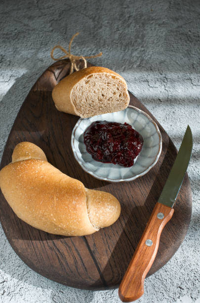 istock Homemade sourdough flax rolls 1384298728