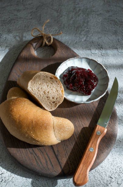 istock Homemade sourdough flax rolls 1384301899