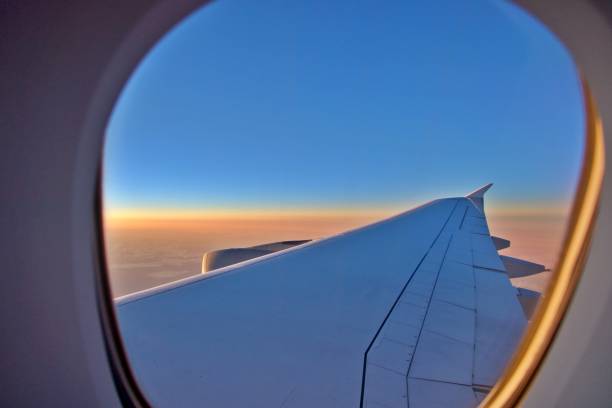istock View out of airplane window 1384303008