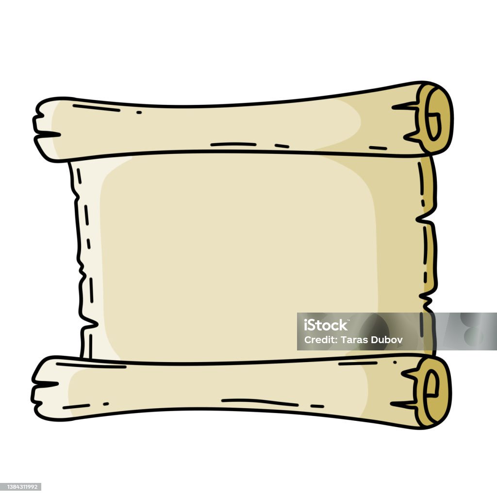 Scroll Paper Template