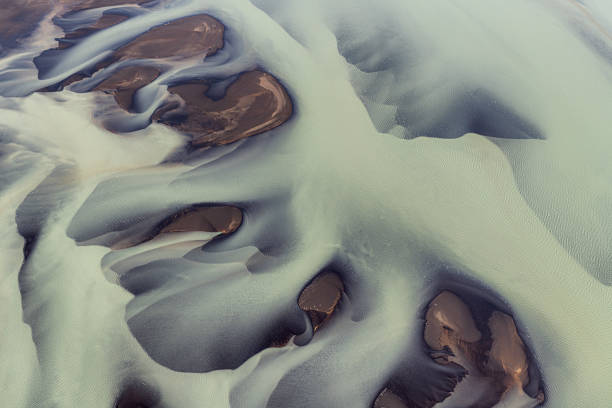 istock Iceland Braided River Abstract 1384312045