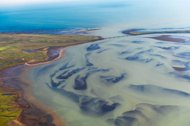 istock Aerial view,  Olfusa River, Southwest Iceland 1384318839
