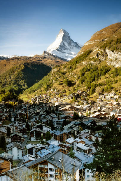 istock view on Zermatt in front of Matterhorn Mountain 1384326921