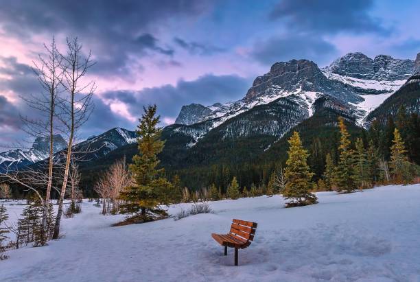 istock Winter Landscape In The Mountains At Sunrise 1384336851