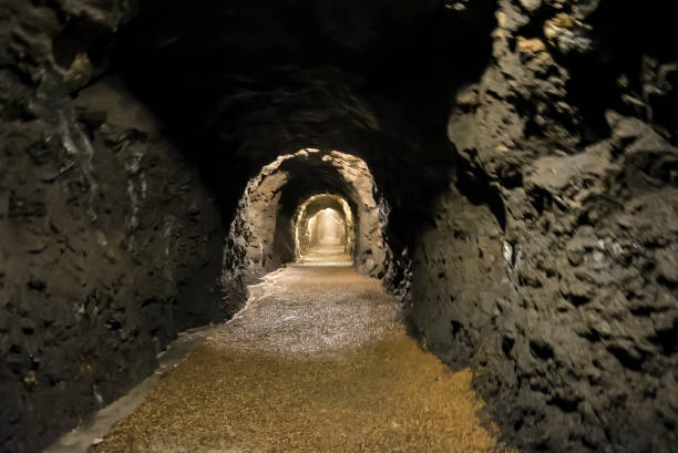 istock Copper Mine, passage, tunnel in radmer, austria 1384350221