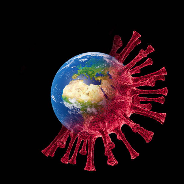 istock Corona virus crisis around the world. 3d illustration 1384355752