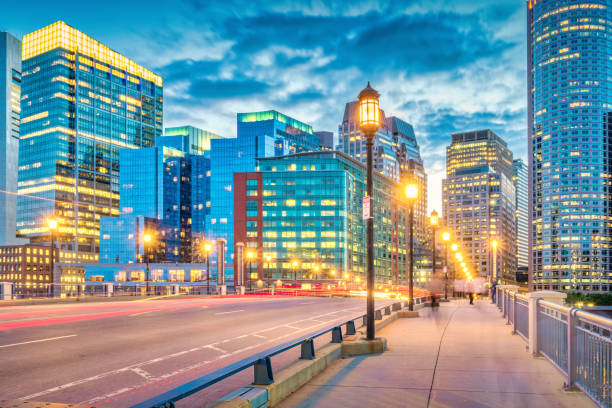 istock Downtown Boston Massachusetts Skyline Financial District 1384357861