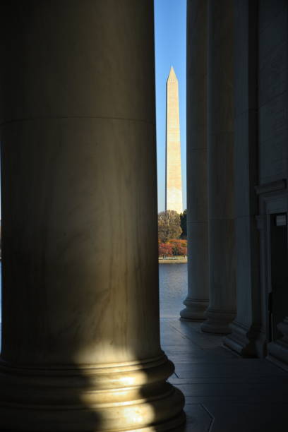 istock Washington Monument and Jefferson Memorial 1384369165