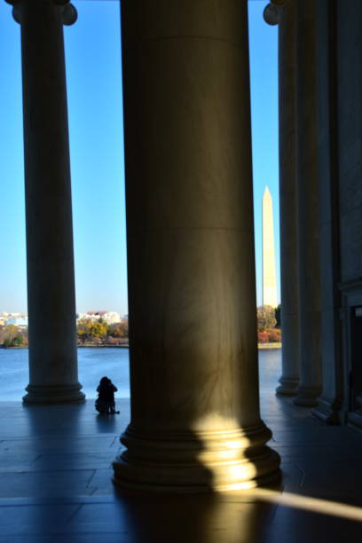istock Washington Monument and Jefferson Memorial 1384369348