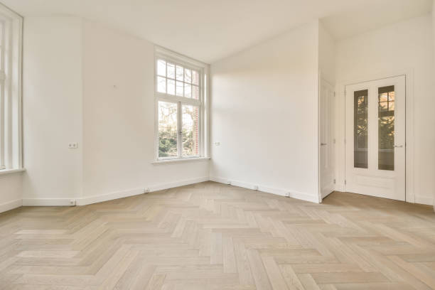 istock The interior of an open empty room 1384378451