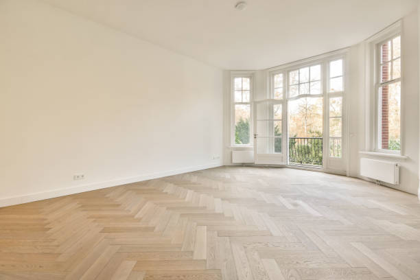 istock The interior of an open empty room 1384382464