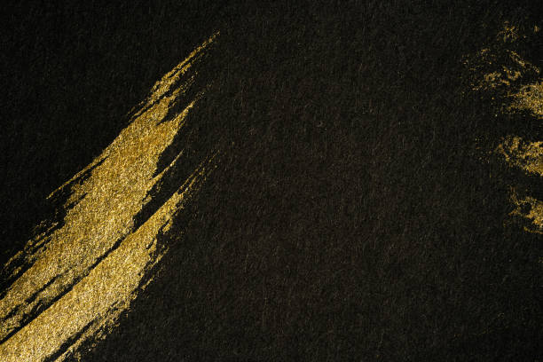 istock Japanese Gold and Black Background Texture 1384400526