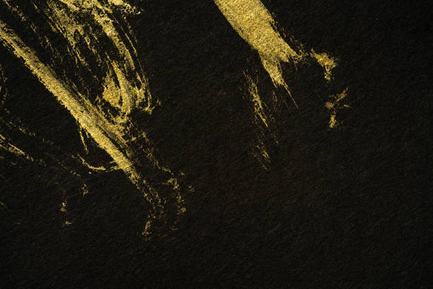 istock Japanese Gold and Black Background Texture 1384401554