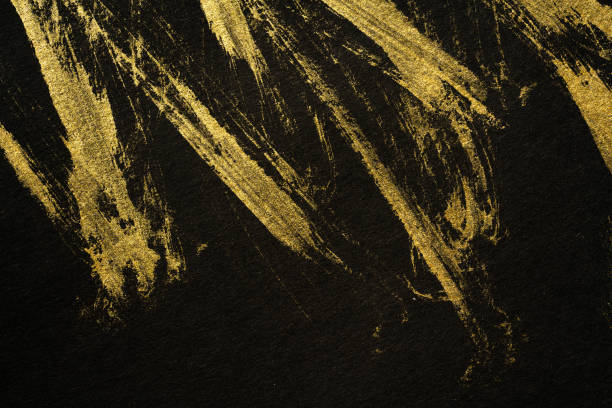 istock Japanese Gold and Black Background Texture 1384401565