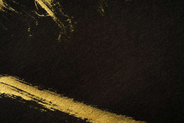 istock Japanese Gold and Black Background Texture 1384410353