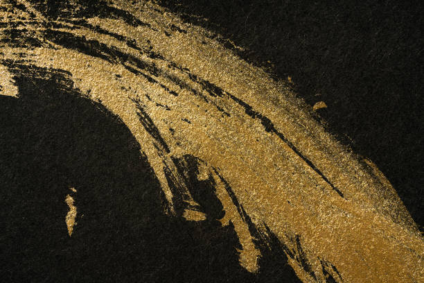 istock Japanese Gold and Black Background Texture 1384411427