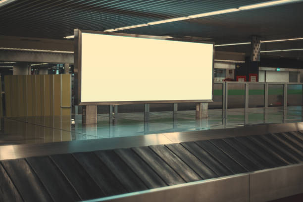 istock A blank advertising mock-up, airport 1384422378