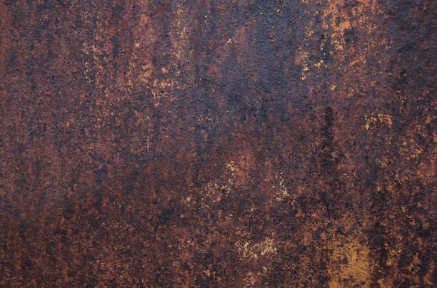 istock Texture of old zinc, Background and texture of rust iron with space for text. 1384422784