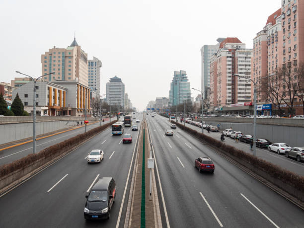 istock Beijing City Main Road 1384427875