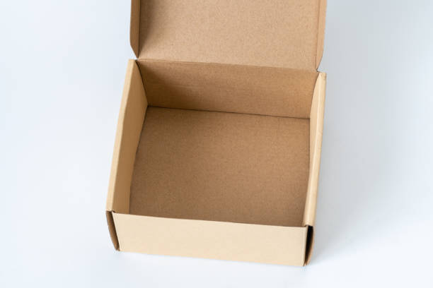 istock Cardboard box or brown carton on white background 1384468280
