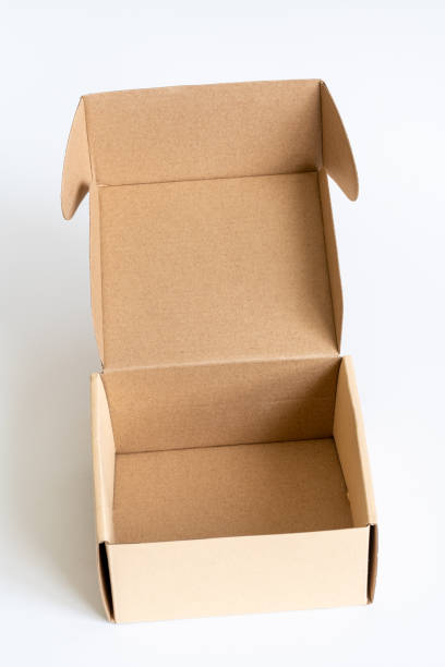 istock Cardboard box or brown carton on white background 1384468294