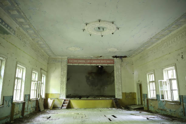 istock Theatre in Chernobyl Exclusion Zone, Ukraine 1384472825