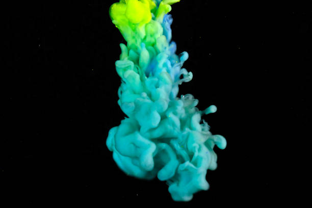 istock photo of paint falling into the water 1384475819