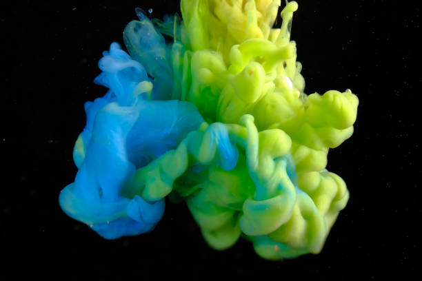 istock photo of paint falling into the water 1384476913