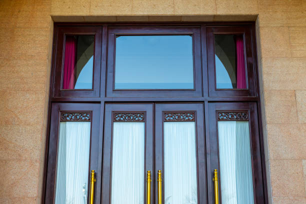 Front door. Building entrance