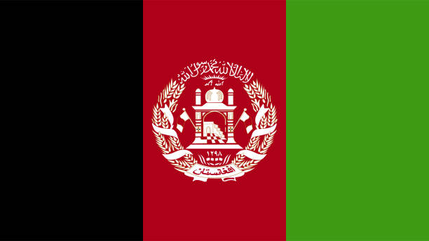 photo d’arrière-plan de l’ancien drapeau de l’afghanistan - le drapeau de l’afghanistan tissu texturé très détaillé - afghan dog photos et images de collection