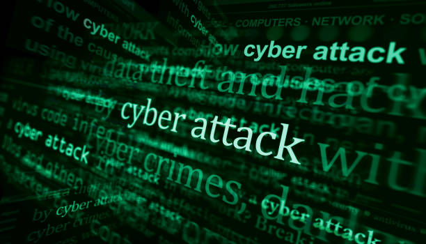 istock Headline titles media with cyber attack 3d illustration 1384520913