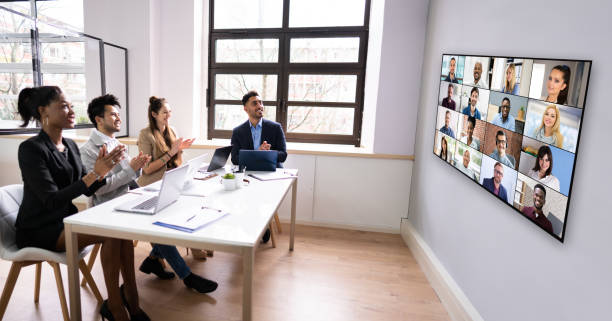 istock Business Video Conference Call 1384520939