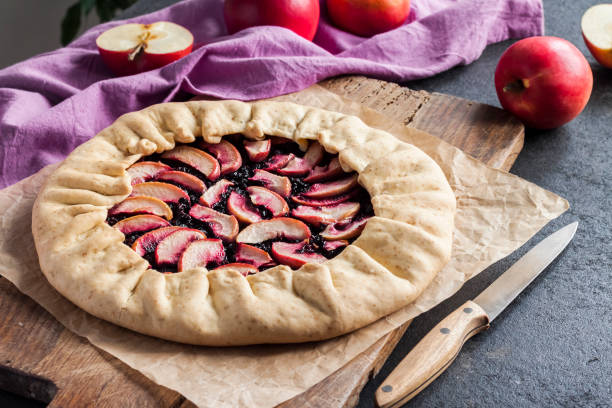istock Lenten galette with apples and elder berries 1384538903