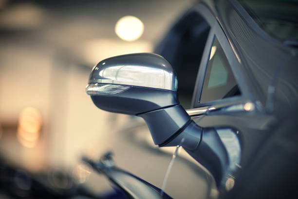 istock Car in showroom 1384548236
